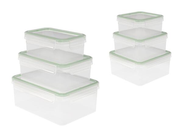 Set de boîtes de conservation, 3 pièces