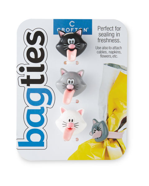 Crofton Cat Design Bag Clips