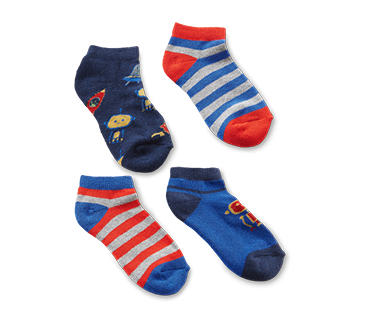 Kids Ped Socks 4pk 