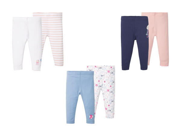 Leggings pour bébé, lot de 2
