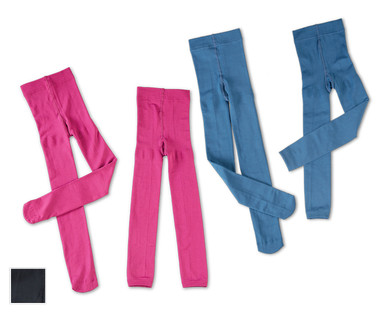 Girls' Fleece Lined Tights/Leggings