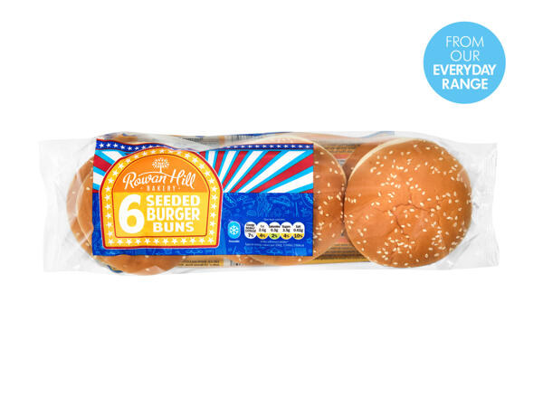 Rowan Hill Bakery 6 Burger Buns