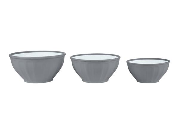 Silvercrest Grey Bowl Set - Set of 3