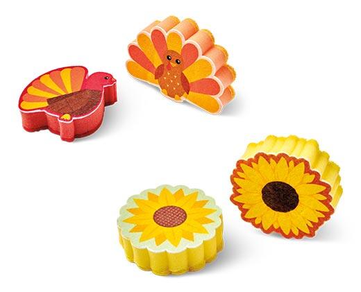 Joie Fall Novelty Sponges