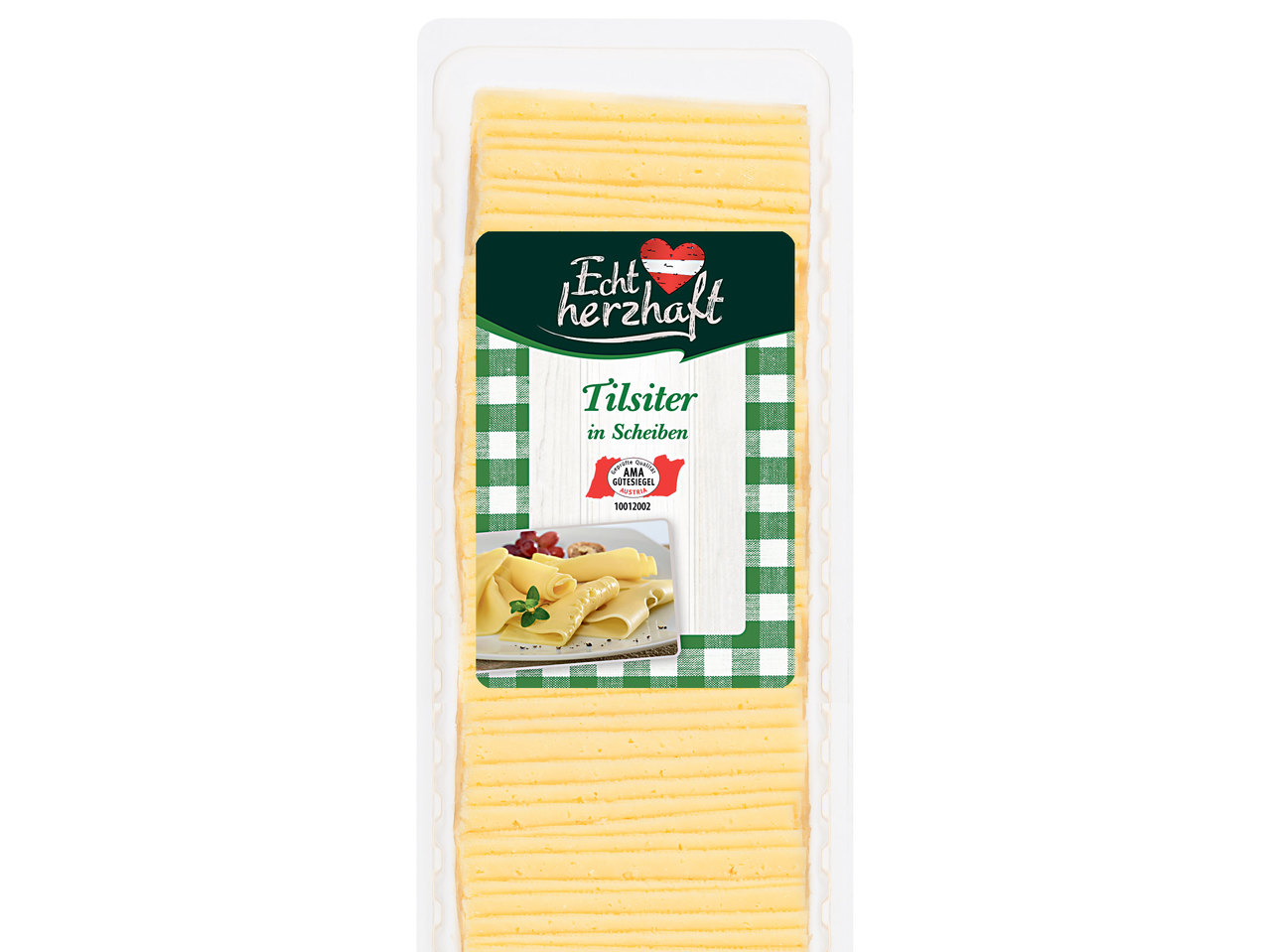 ECHT HERZHAFT Tilsiter in Scheiben