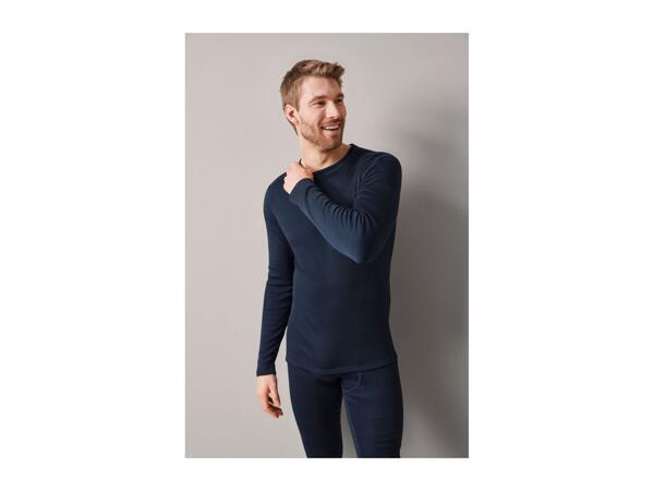 Livergy Men's Thermal Base Layer Top - Blue