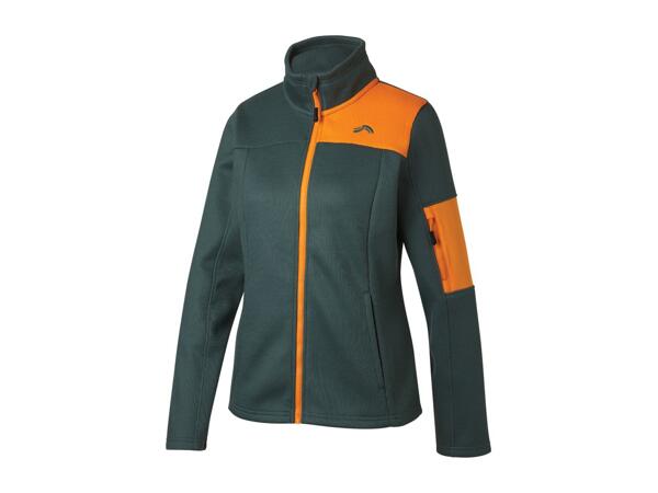 CRIVIT Ladies' Green Knitted Fleece Jacket