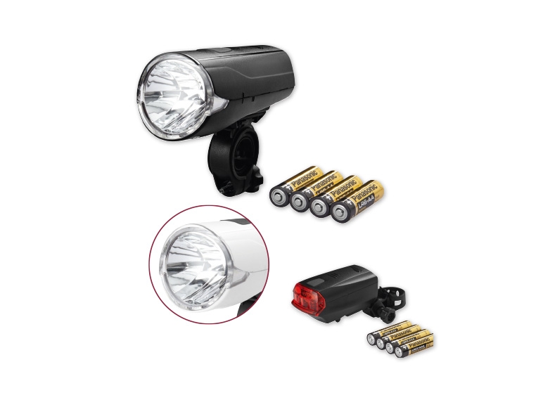 Crivit(R) LED Bike Light Set