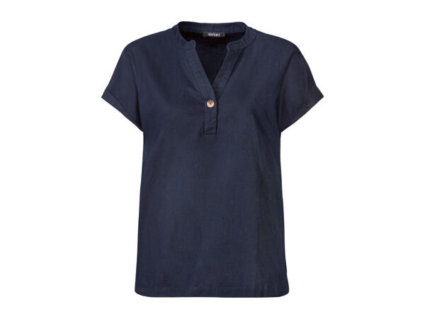 Esmara Ladies' Linen-Blend Blouse