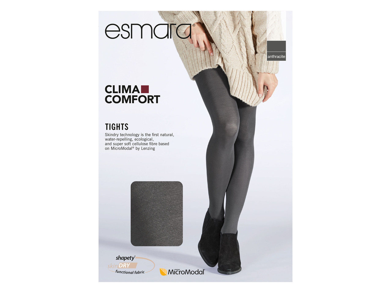 Tights, Footless Tights or Knee Highs, 2 pairs - Winter Comfort