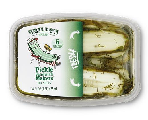 Grillo's 
 Sandwich Maker Pickles