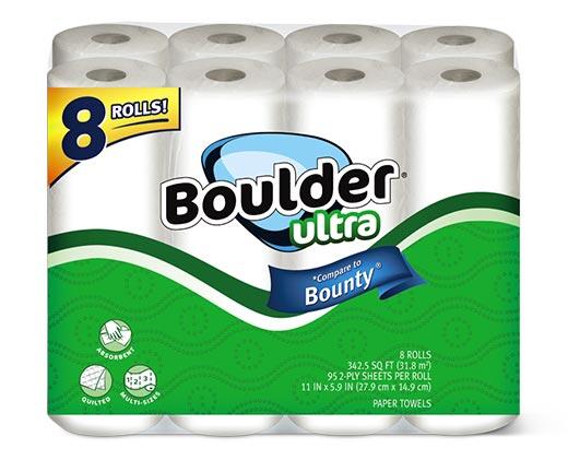 Boulder 
 8 Roll Multi-Size Paper Towels