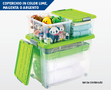 Set di maxi scatole impilabili, 4 pezzi EASY HOME(R)