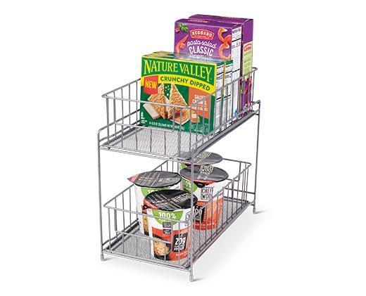 Huntington Home 2 Tiered Mesh Organizer