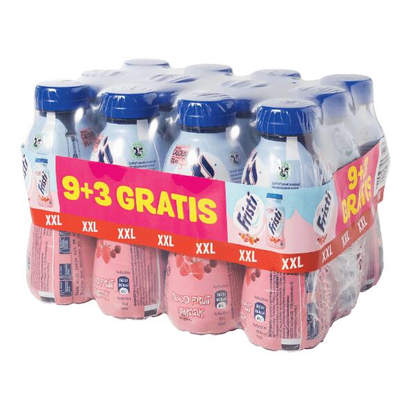 FRISTI(R) 				Drinkyoghurt rood fruit, 12 st.