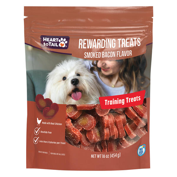 Heart to Tail Smoked Bacon Flavor Rewarding Dog Treat