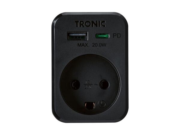TRONIC(R) USB-oplader til stikkontakt