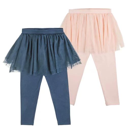 LILY & DAN Kleinkinder Leggings mit Tüll-Rock