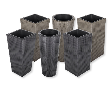 GARDENLINE(R) Terrassentopf in Rattan-Optik