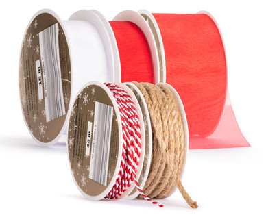 Weihnachtliches Geschenkband