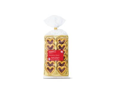 Benton's Shortbread Hearts Cherry or Strawberry