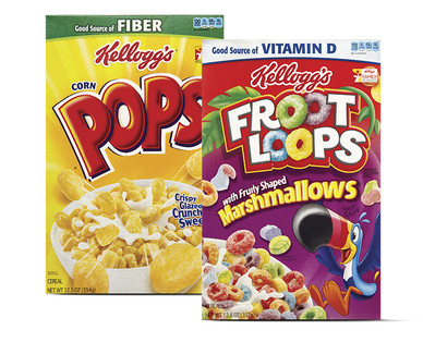 Kellogg's Corn Pops or Froot Loops With Marshmallows