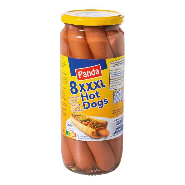 PANDA(R) 				Saucisses hot-dog XXXL, 8 pcs
