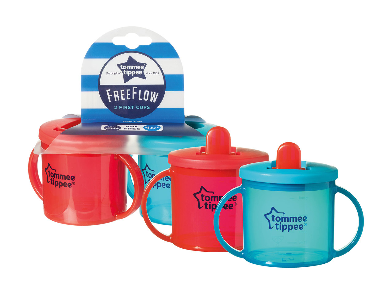 Tommee Tippee Free Flow Cups1