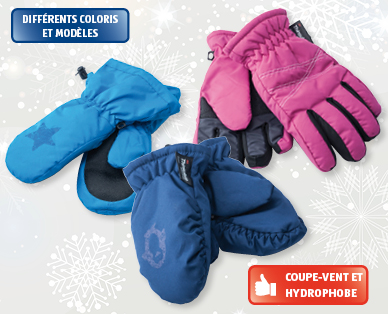 Moufles/Gants de ski pour petits enfants/enfants KIDZ ALIVE