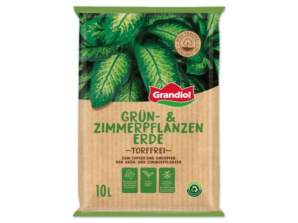 Grün- und Zimmerpflanzenerde torffrei, 10 l