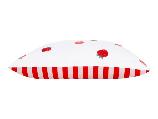 LIVARNO Water-Resistant Outdoor Cushion With Strawberry Pattern