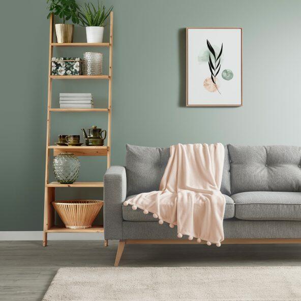 HOME CREATION LIVING(R) 				Pomponplaid