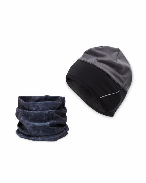Crane Grey Hat & Snood Set