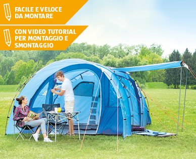Tenda per 5 persone ADVENTURIDGE(R)