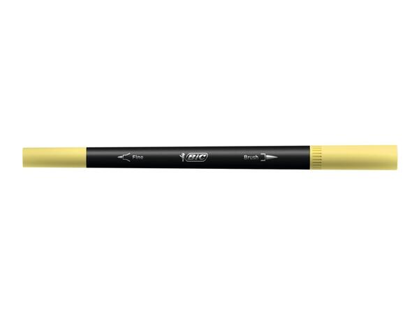BIC Pastel Dual Tip Felt Pens - 6 pack