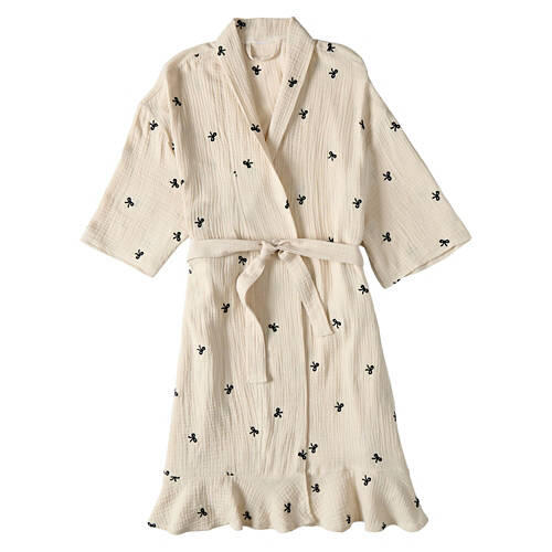 Ladies Gauze Spa Robe, S/M