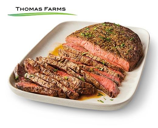 Thomas Farms 
 Fresh Grass-Fed Top Sirloin Steak