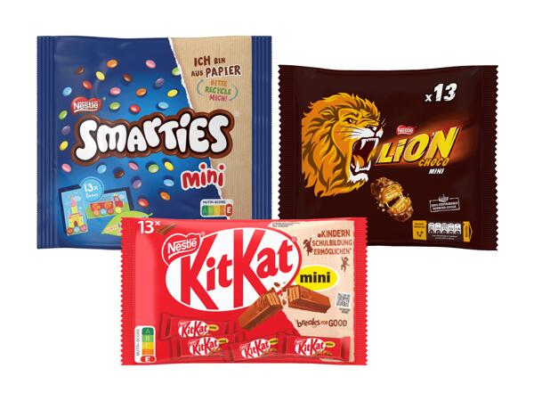 Lion, KitKat oder Smarties Minis