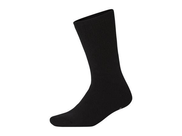 Esmara Men's Grey & Black Thermal Socks - 2 Pairs
