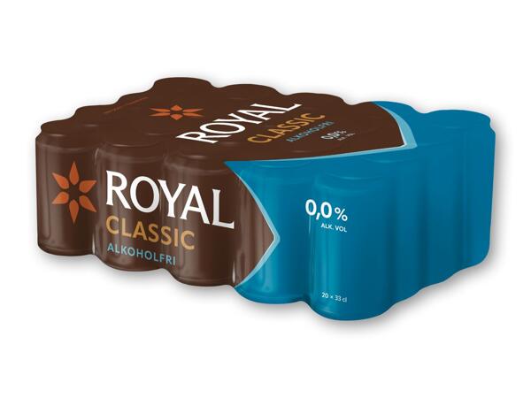 ROYAL Pilsner, Classic eller Classic 0,0 %
