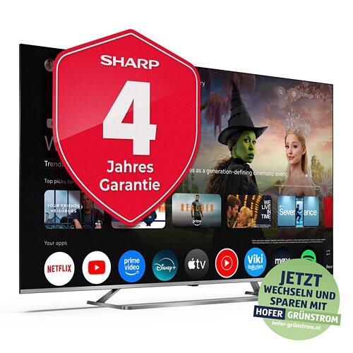 SHARP 50" (126 cm) 4K UHD QLED Mini Led 50JP7265E Google TV™