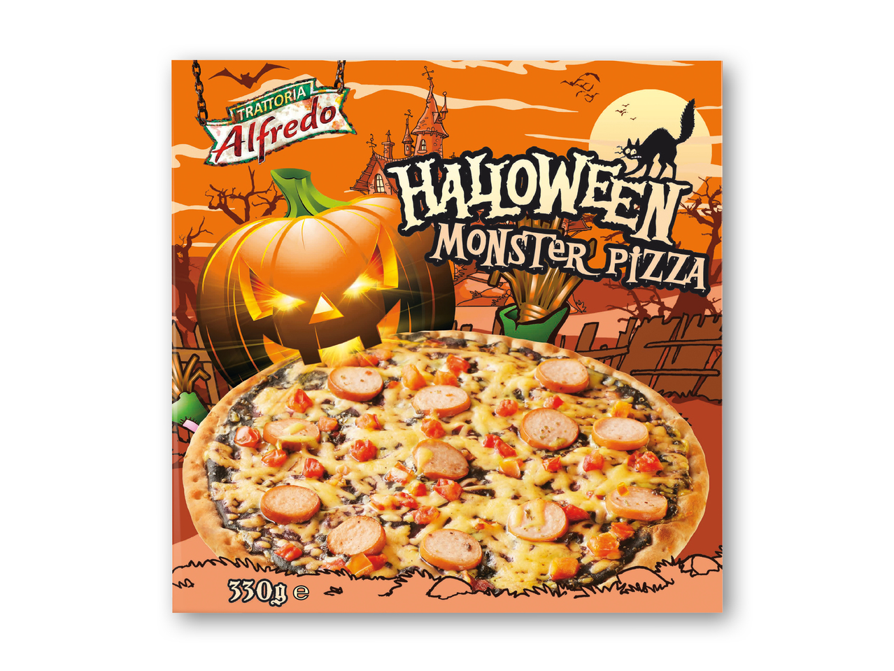 Halloween pizza