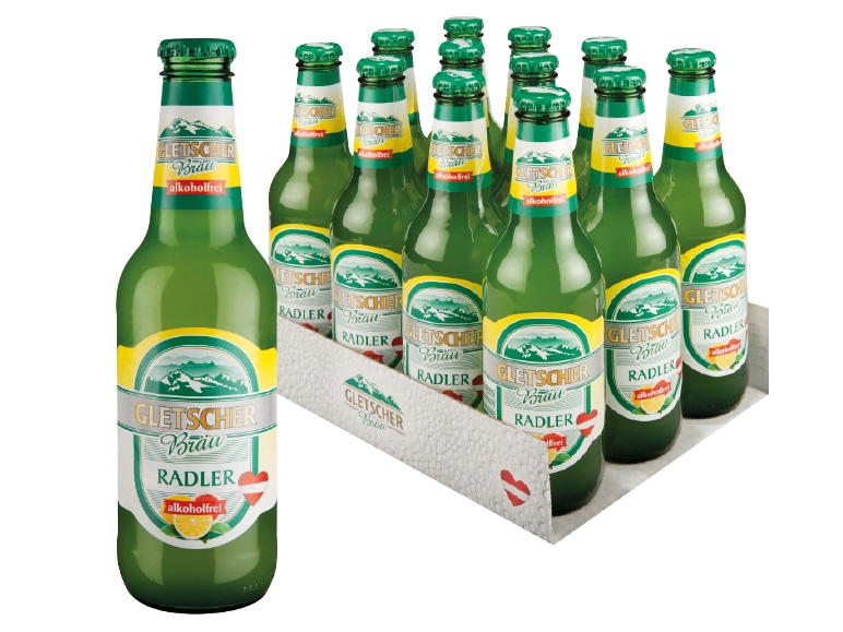 GLETSCHERBRÄU Alkoholfreier Zitrone-Grapefruit Radler