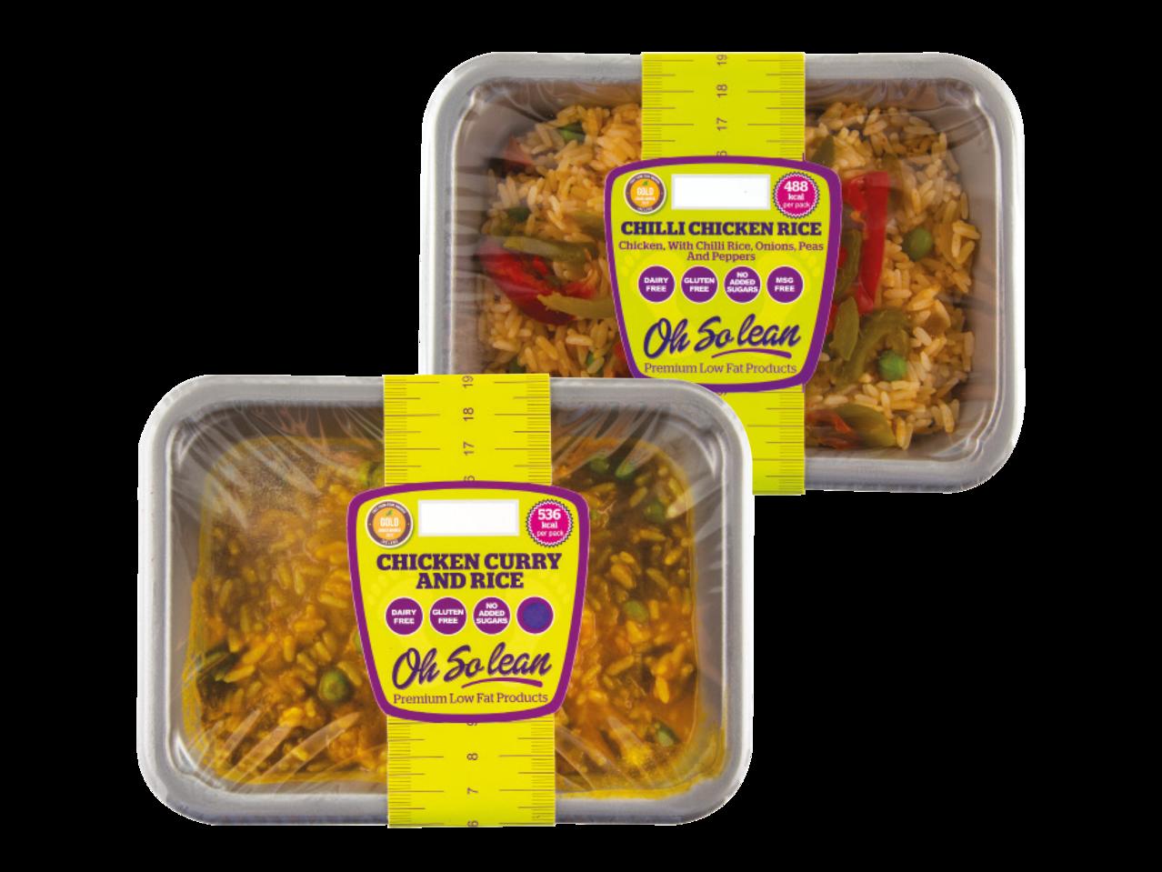 Oh So Lean Low Fat Ready Meals