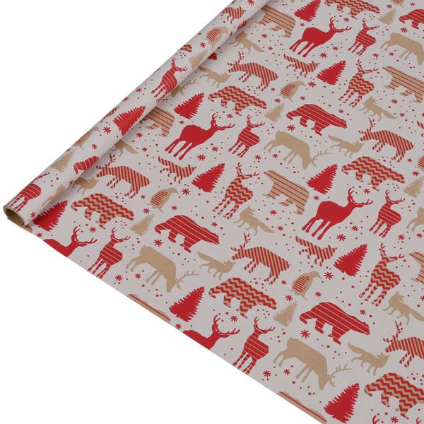 Papier cadeau de Noël