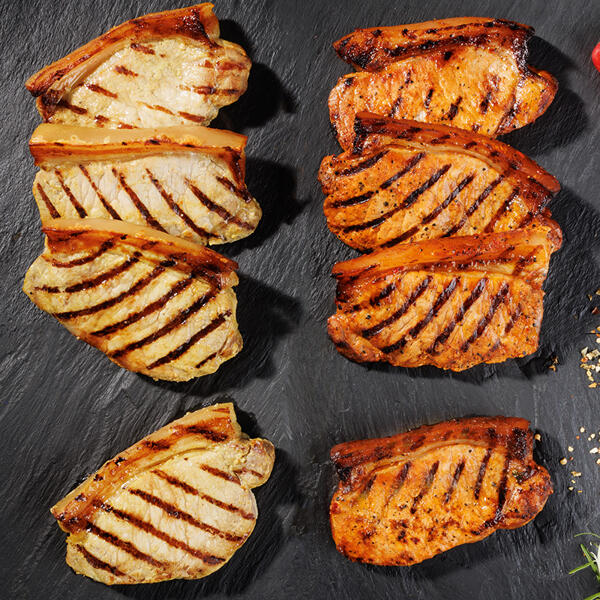 Schweine-Krustensteaks
