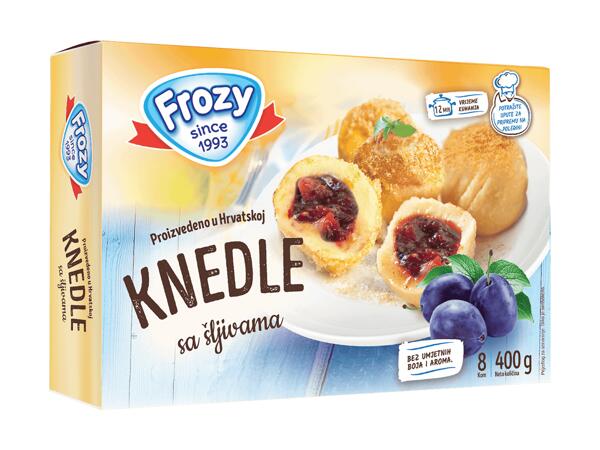Frozy Knödel mit Pflaumen