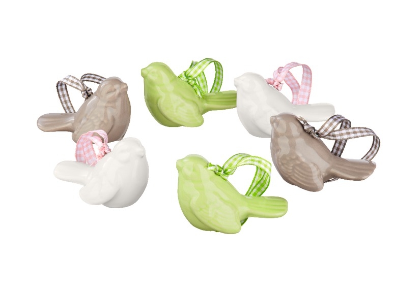 Glazed Ceramic Spring Decorations
