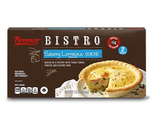 Bremer Bistro Florentine or Lorraine Quiche