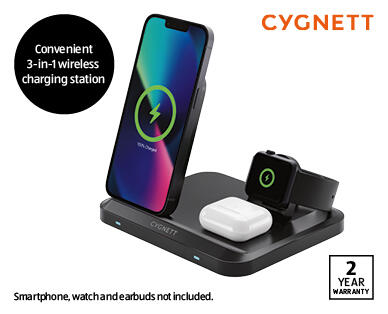 Cygnett 3-in-1 Charging Stand